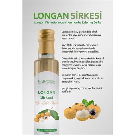 Narcissa Do Al Longan Meyvesi Detox Sirkesi Ml Fiyat