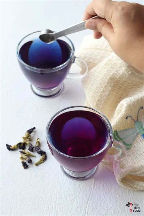 Easy Butterfly Pea Tea Recipe With Dried Flowers We Trini Food