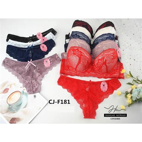 CONJUNTO LINGERIE SEXY TANGA RENDADO CORES VARIADAS CJ F181 Shopee Brasil