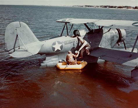 Grumman J2F 2A Duck Amphibian Of Fleet Air Photographic Squadron