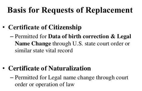 Sample Of Naturalization Certificate Certificate Of