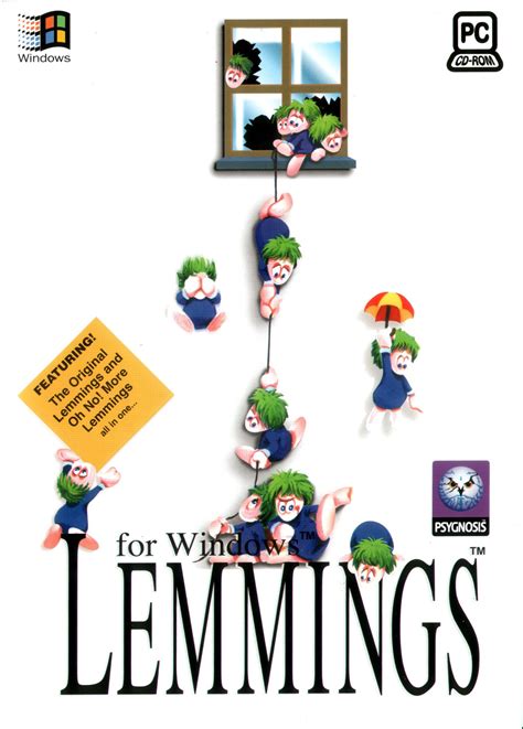 Обложки Lemmings For Windows на Old Gamesru