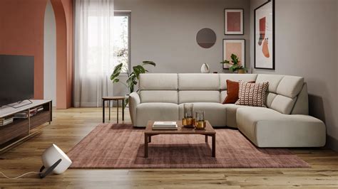 C Versatile Reclining Sectional By Natuzzi One Ten Home Furnishings