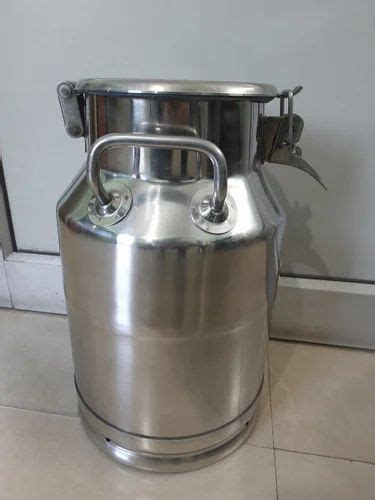 Geeta Fab 20 Liter Stainless Steel Milk Can Locking At Rs 3000 Piece