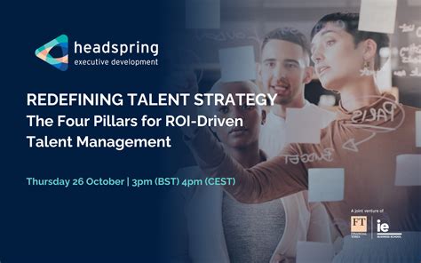 Redefining Talent Strategy - The Four Pillars for ROI-Driven Talent ...