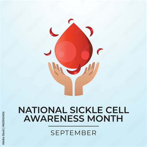 vector graphic of National Sickle Cell Awareness Month ideal for ...