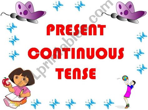 ESL English PowerPoints Present Continuous Tense