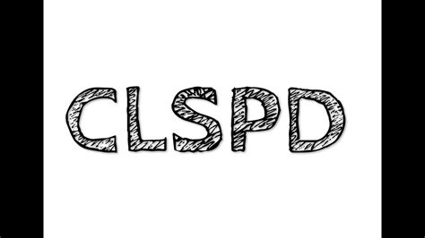 Le Clspd Et Le Cispd Youtube