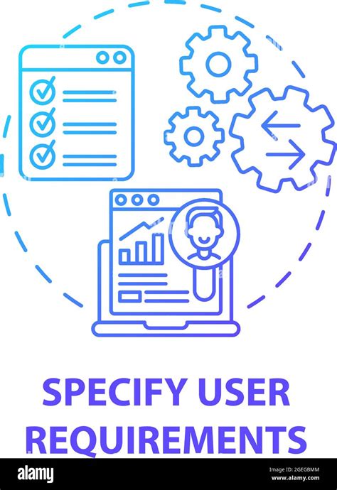 Specify User Requirements Concept Icon Stock Vector Image And Art Alamy