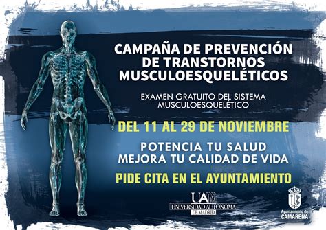 CAMPAÑA DE PREVENCIÓN DE TRASTORNOS MUSCULOESQUELÉTICOS Ayuntamiento