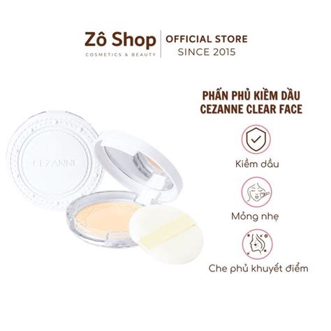 Phấn phủ kiềm dầu Cezanne UV Clear Face Powder 10g Mỹ phẩm Nhật Zô shop