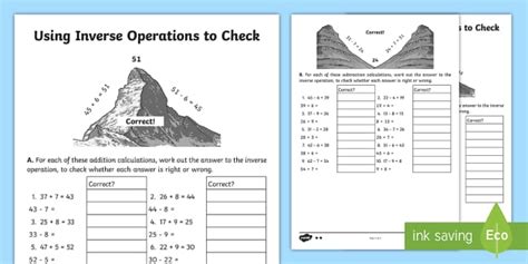 Inverse Relationships Multiplication And Division All Inverse