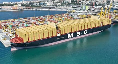 Battesimo per la Msc Nicola Mastro la nave più grande al mondo mai