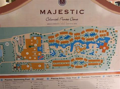 Majestic Colonial Resort Map