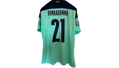 Donnarumma S Match Issued Shirt Italy Austria Charitystars