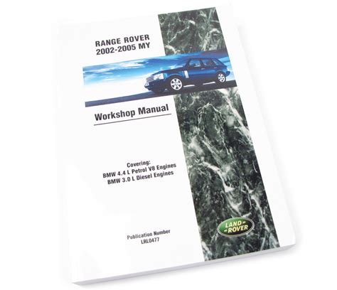 Range Rover L322 Workshop Manual 978 0 8376 1687 2