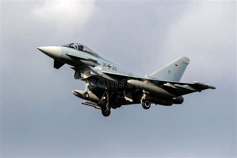 German Air Force Eurofighter Typhoon Fighter Jet From Tlg 73 Laage