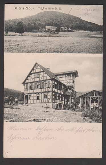 Ansichtskarte Postkarte Baier B Dermbach Rh N Gasthof Akpool De