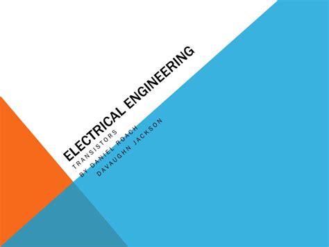 Ppt Electrical Engineering Powerpoint Presentation Free Download