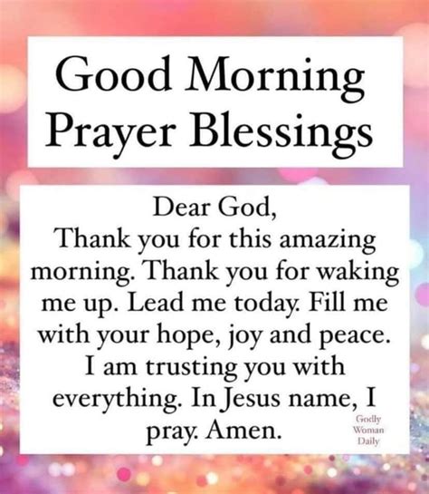 Good Morning Prayer Blessings Pictures Photos And Images For Facebook