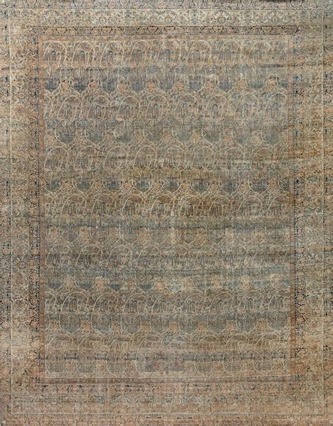 Doris Leslie Blau Collection Vintage Persian Kirman Handmade Wool Rug