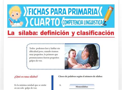 Fichas De Competencia Ling Stica Para Cuarto Grado De Primaria