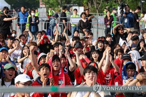 U 20 월드컵 4강전 거리 응원 연합뉴스