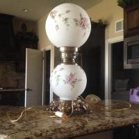 Antique hurricane gone with the wind style globe lamps (2 total ...