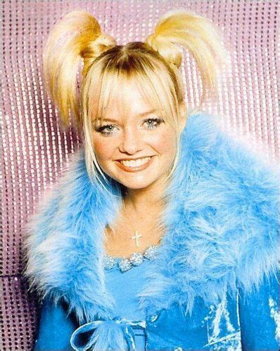 Baby Spice Pigtail Buns Pigtails 90s Makeup Hair Makeup Emma Bunton