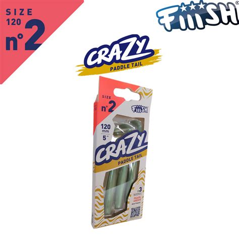 Fiiish Crazy Paddle Tail 120 Body X3