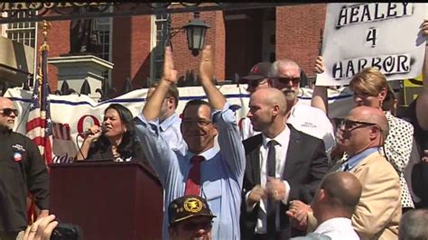 Gun Rights Activists Rally At Massachusetts Statehouse Youtube