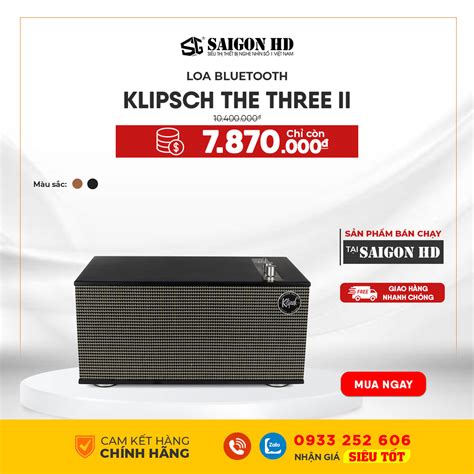 Loa Bluetooth Klipsch The Three Ii Saigon Hd