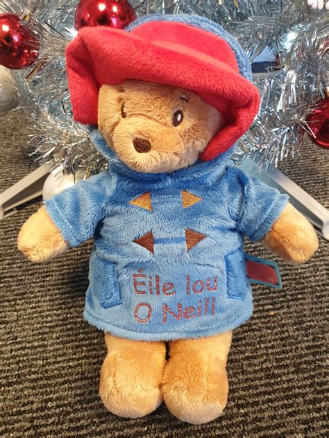 My First Paddington Personalised Soft Toy Etsy