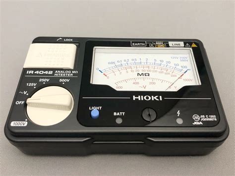 Hioki 日置電機 Ir4042 10 絶縁抵抗計 4レンジ アナログメグオームハイテスタ 未使用中古のヤフオク落札情報