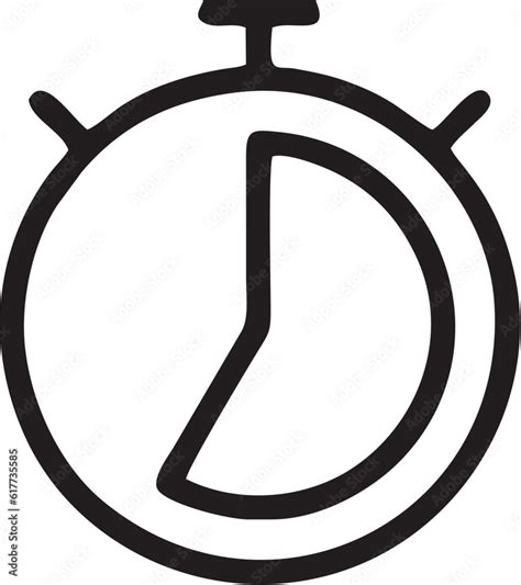 Stop Watch Icon Marketing Icon Stopwatch Symbol Time Tracking Icon