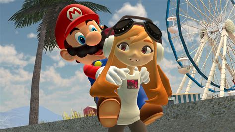 Piggyback ride! : r/meggyxmario