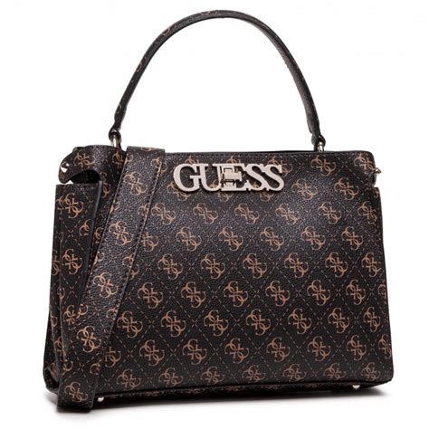 Sac à main GUESS UPTOWN CHIC Marron Multi GUESS SMGUPTOWNCHICMM Elles