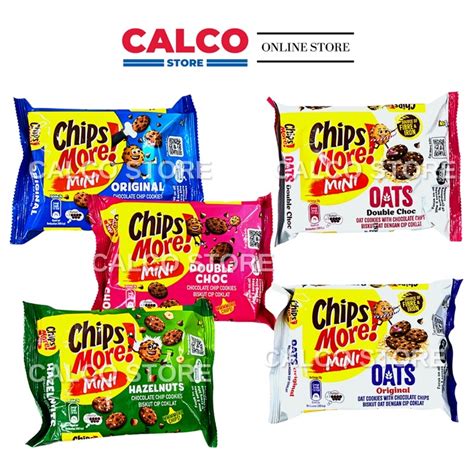 Chips More Mini Original Double Choc Hazelnut Oat Original Oat Double