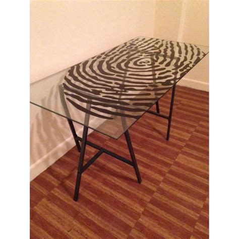 Ikea Glasholm Glass Table Top Desk Furniture And Home Living Furniture Tables And Sets On Carousell