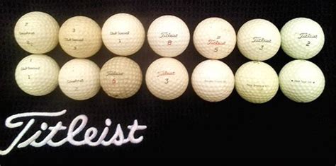 Evolution of Titleist Golf Balls: Remember These? - Golf Balls - Team ...