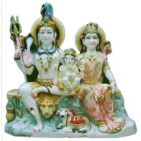 Hindu Feet Marble Shiva Parivar Statue For Worship At Rs In Alwar