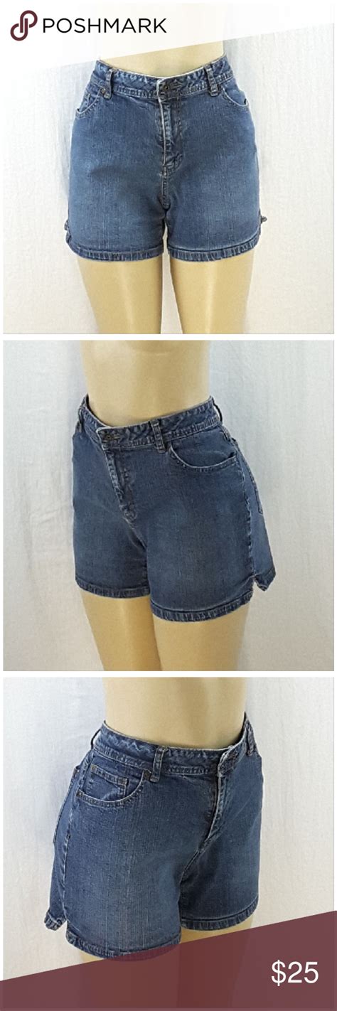 ST JOHN S BAY Denim Shorts Size 12