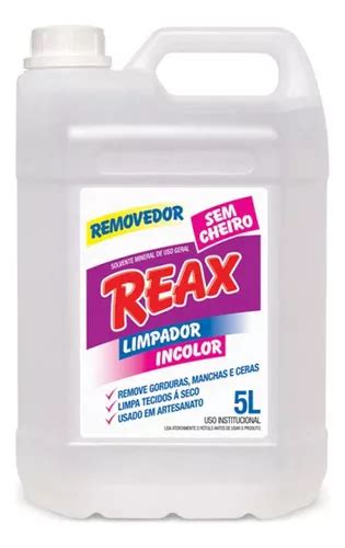 Removedor Sem Cheiro Reax 5 Litros MercadoLivre