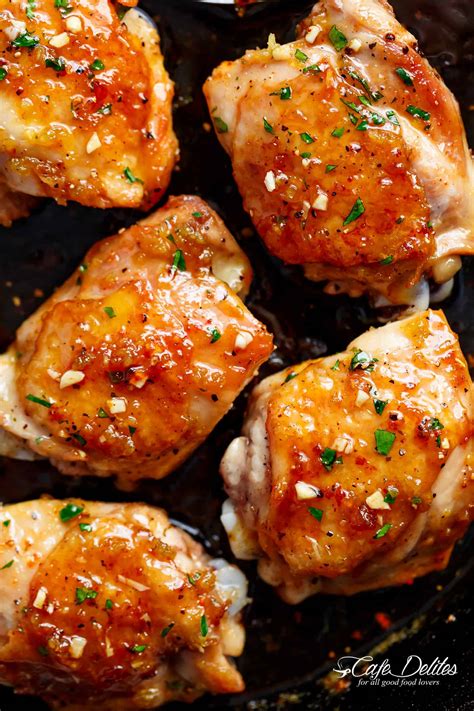 Boneless Chicken Thigh Honey Garlic At William Michalak Blog