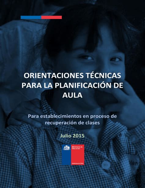 orientaciones técnicas para la planificación de aula