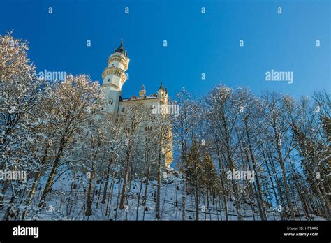 Neuschwanstein castle snow hi-res stock photography and images - Alamy