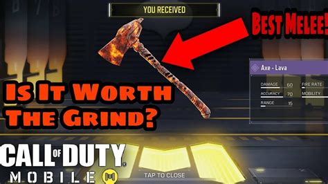 Cod Mobile Lava Axe Is It Worth The Grind Youtube