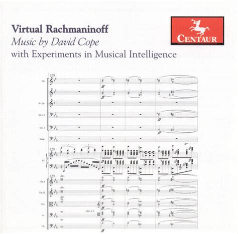 David Cope With Experiments In Musical Intelligence [new Cd] 44747288826 Ebay