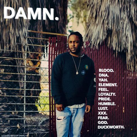 Kendrick Lamar - DAMN. [1400x1400] : freshalbumart