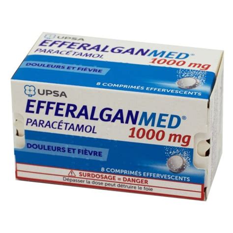 EFFERALGAN 1000 mg 8 comprimés effervescents 3400935291783